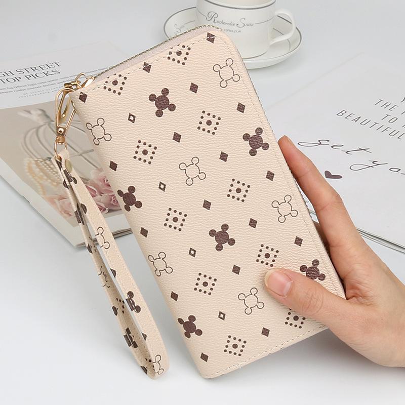 Women Wallets Vintage Print Long Wallet - Clutch Purse Coin Pouch Card Holder
