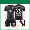Vêtements de Football Extérieur Bayern Munich Matière Polyester Options Enfant et Adulte
