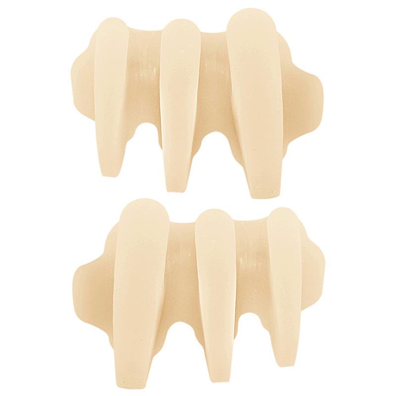 Silicone Hallux Valgus Corrector & Toe Separator with Three-Hole Design, Wearable in Shoes