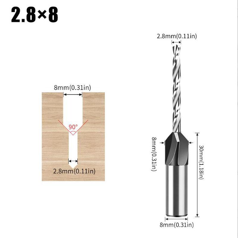 Woodworking Limit Four Edge Countersink Drill Alloy Drill Cone Drill Adjustable Depth Step Drill Screw Countersink Drill Bit