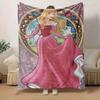 1 Stück Disney Prinzessin Aurora Heimdekor Decke Perfekt für Sofa, Bett, Reise