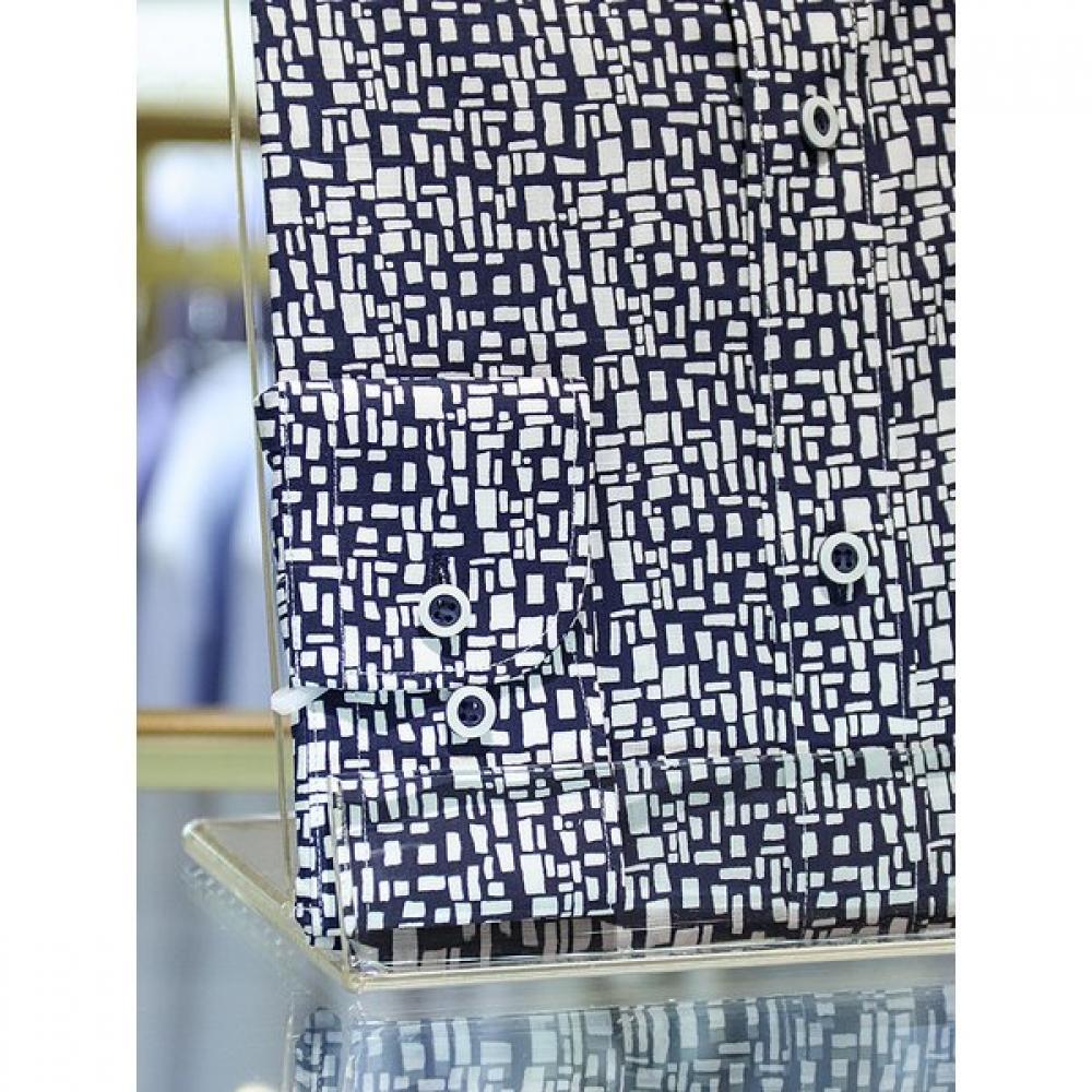 S.t. Dupont Slim Long Sleeve Slub Print Shirt Se0sm21ls457ny