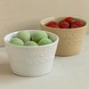 Ceramic Rice Bowl Household Tableware Dessert Bowl Fruit Bowl Letter Bowl Wind Bowl Flaw