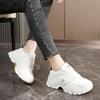 New, Color Matching Dad Shoes Platform Sports Leather Heightening Shoes Women's Shoes Student Fashion Korean Version Tide
