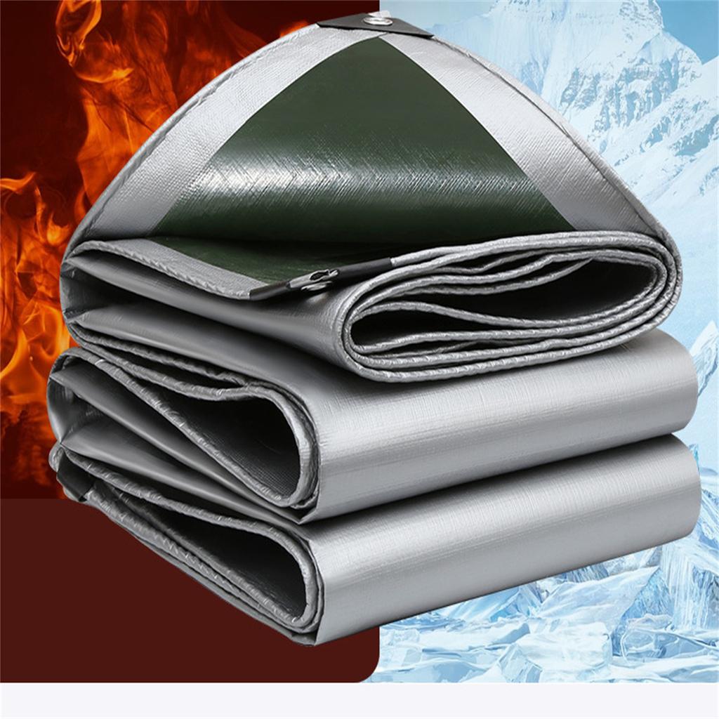 Utomhus Campingmarkmatta – Plastpresenning för Sol, Skugga & Picknickskydd