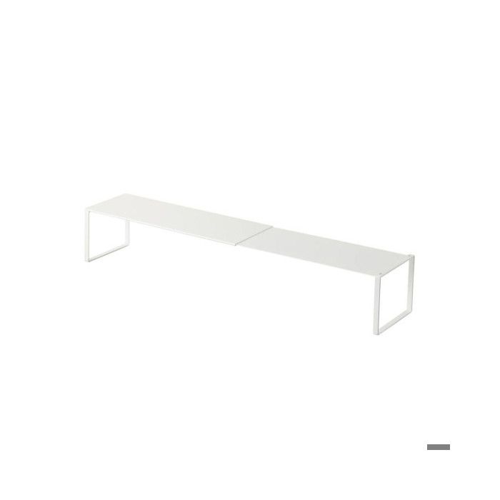 Range-chaussures - YAMAZAKI - 2572 - Métal blanc - 3 étagères - Extensible