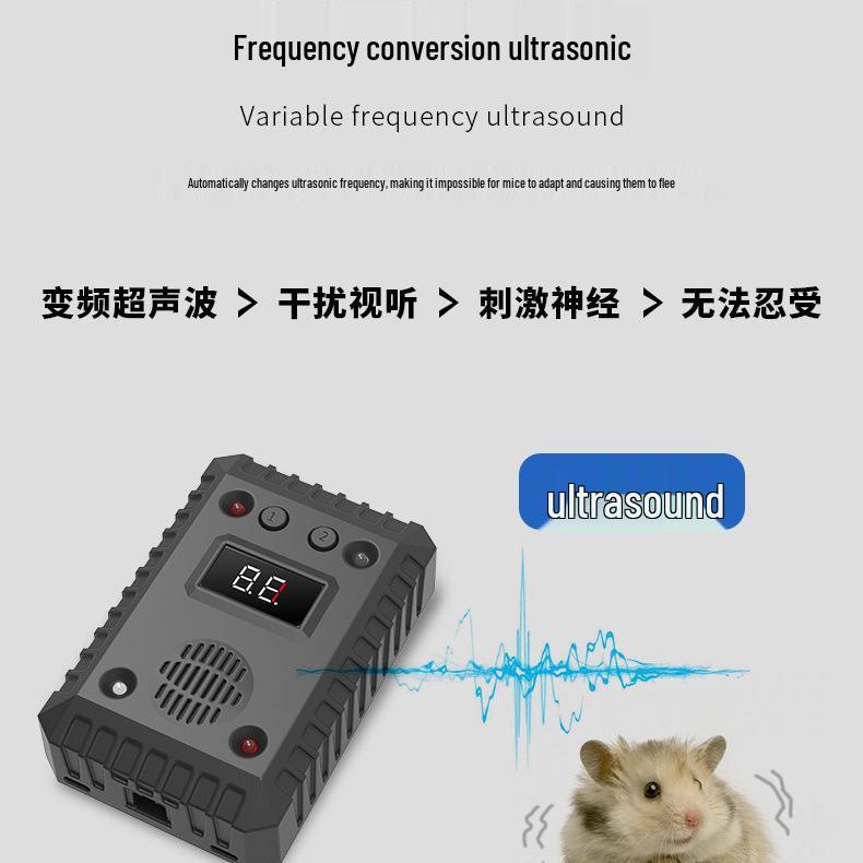 Hochleistungs-Ultraschall-Auto-Mausvertreiber mit LED-Blinklichtern