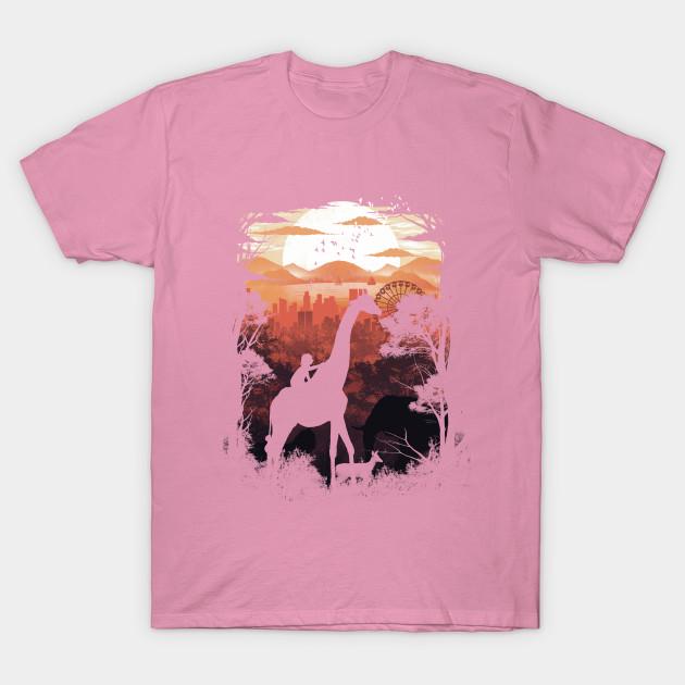 T Shirt Women From Jungle To City Harajuku Print Kawaii Tshirt Summer Short Sleeve Female T-Shirt Top Tee