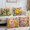 Colorful Floral AnimalPrint Decorative Cushion Cover For Pillow Printing Sofa Decoration Home Car Room Office Nordic Simplicity