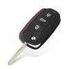 KEYYOU Silicone Remote Key Case Cover For Volkswagen For VW Bora Polo Tiguan Jetta Passat B5 B6 B7 Golf Beetle for Skoda Octavia