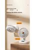 Wireless Charging Oscillating Desktop Fan: Compact Household Electric Fan