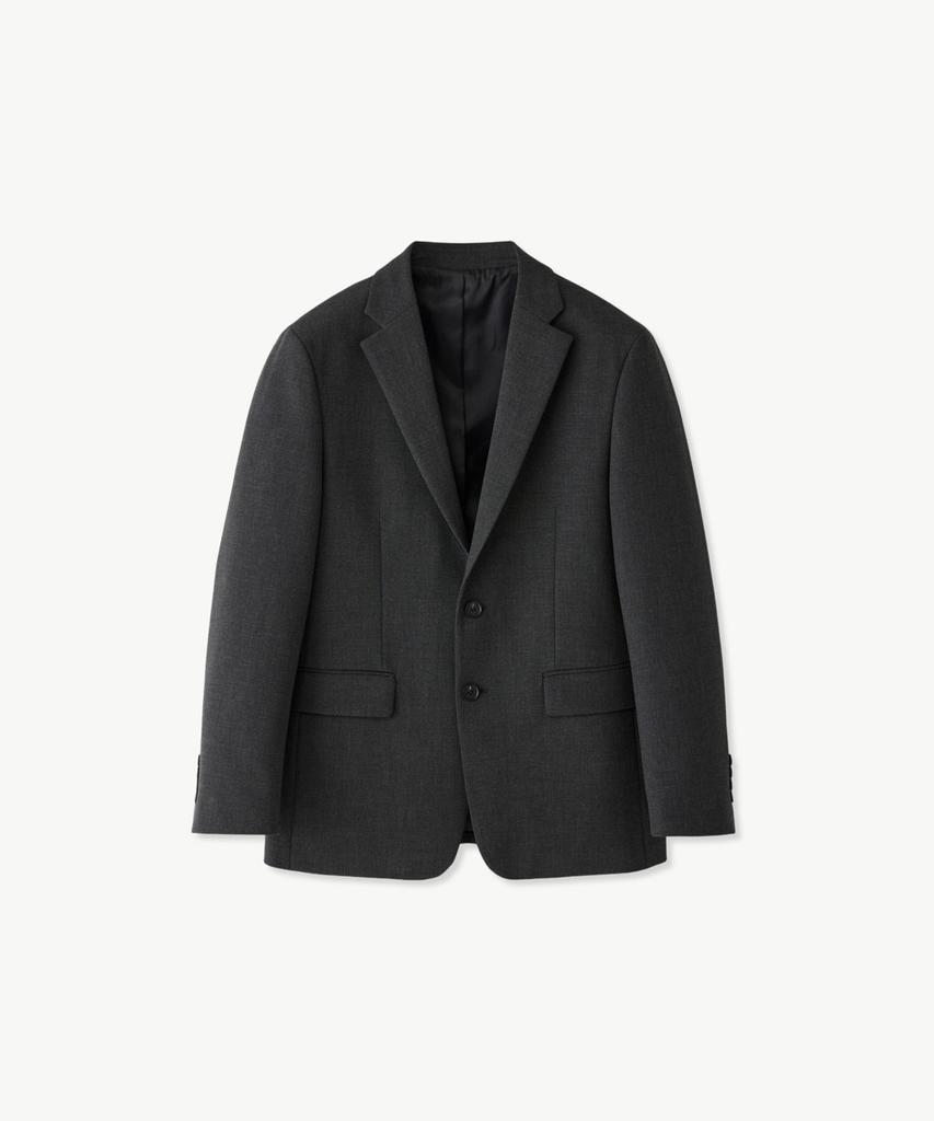 Stco [Four Seasons] Four-Way Stretch Essential Setup Set_Charcoal Gray (Relaxed Fit)_Sejxz72Set