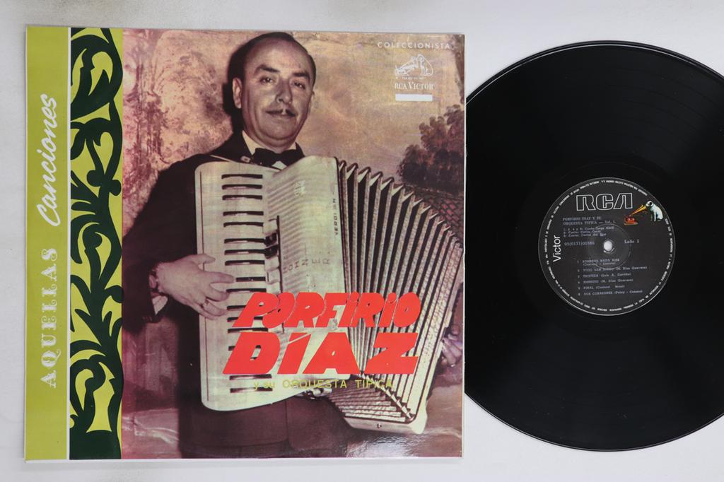LP Record PORFIRIO DIAZ Y SU ORQUESTA TIPICA - Porfirio Diaz Y Su Orquesta Tipica LPC386 RCA Colombia Latin Used