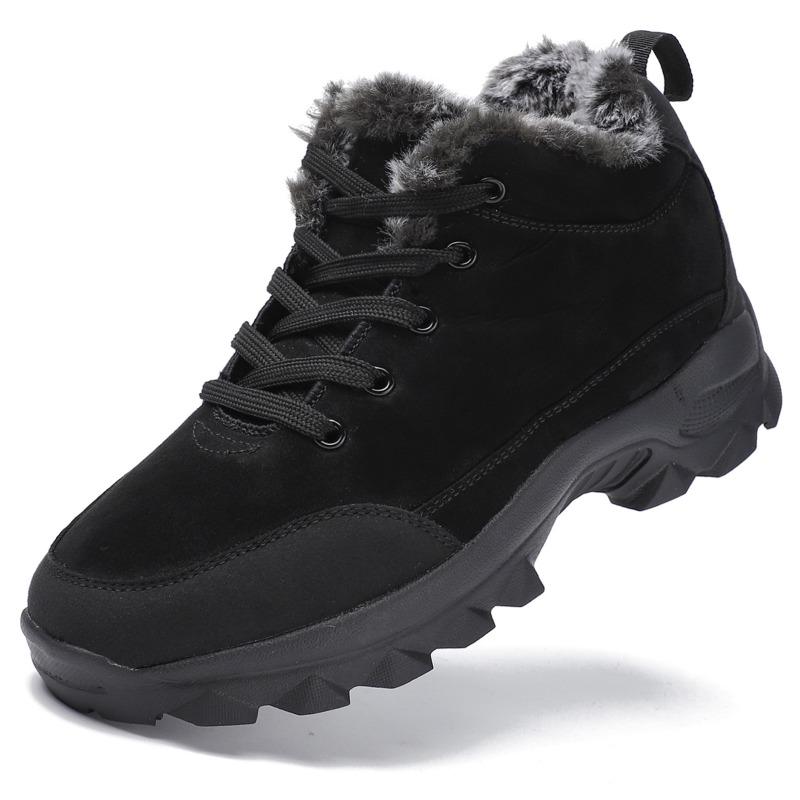 Men Snow Boots Winter Outdoor Shoes for Male Thick Sole Sneakers for Men Shoes Botines Tenis Keep Warm Fluff Mens Ankle Boots