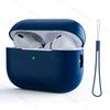 Case For Airpods Pro 2 Silicone Solid Wireless Headphone Cover For Apple Air Pod Pro2 2nd Generation Protective Shell