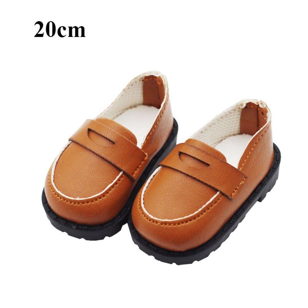 Fashion Leather Shoes for 15/20cm Cotton Dolls for 1/12 1/14 Dolls for EXO Doll