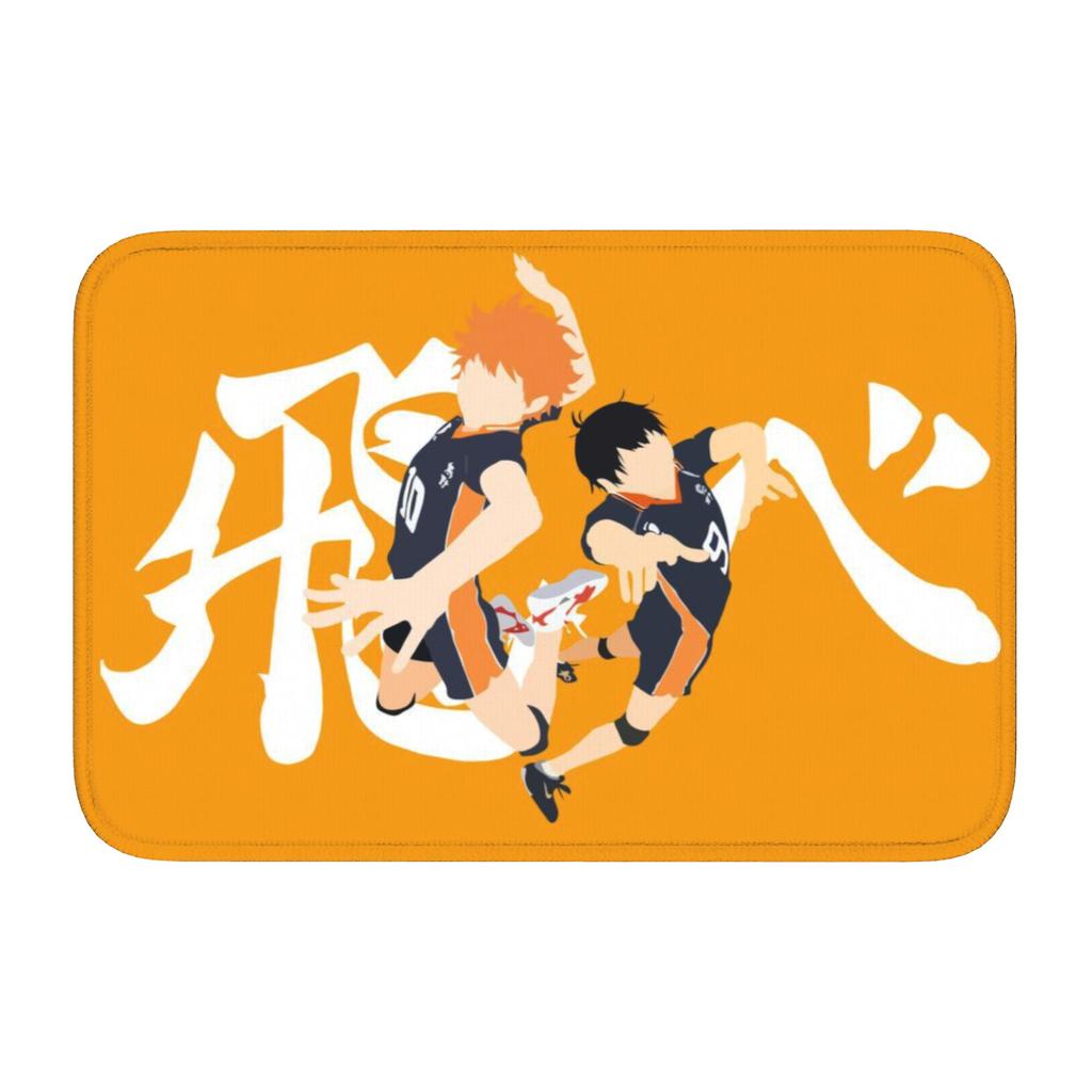 Haikyu Yu Nishinoya Doormat Anti-Slip Bath Kitchen Welcome Mat Toilet Door Floor Entrance Carpet Rug Footpad