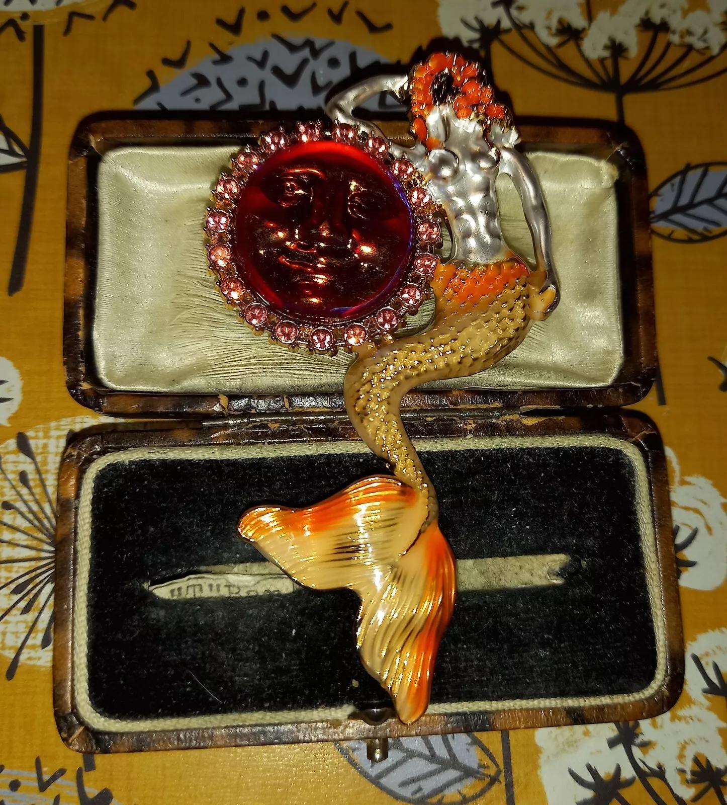 Vintage Klassische Funkelnde Kristall Emaille Brosche Abzeichen Für Frauen Männer Mitte Retro Elegant Exquisit Fee Anstecknadel Zubehör Geschenk