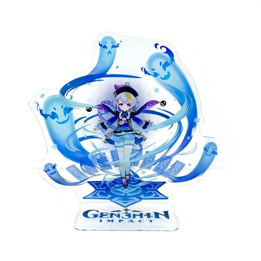 Liyue Characters Qiqi Keqing Xingqiu Zhongli Acrylic Stand Standee Toy Figure