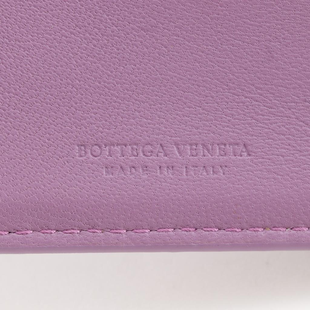 BOTTEGAVENETA Intrecciato Purse Pink Calfskin Women Used