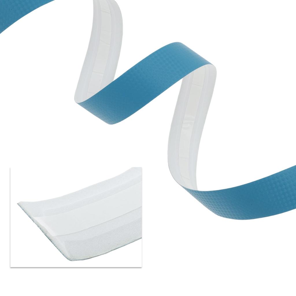 BULLSPANN 1 para owijek na kierownicę rowerową ze wzorem włókna węglowego na rowery szosowe i liczniki, niebieska taśma, antypoślizgowa, amortyzująca, na rowery MTB, 2,16 m długa,