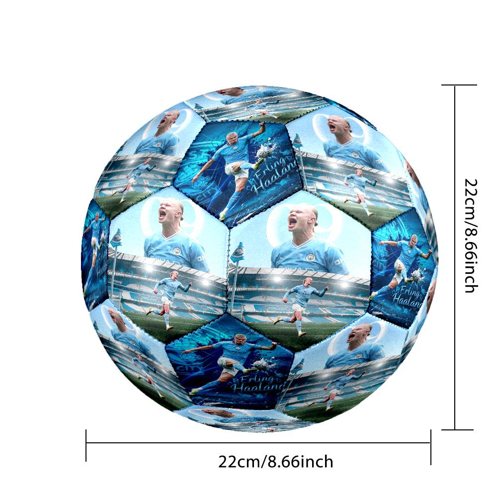 Haaland Football Celebration Size 5 Football Machinestitched Indooroutdoor Universal Football For Football Accessories