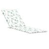 Lounge Chair Cushion with Leaf Pattern Oxford Fabric