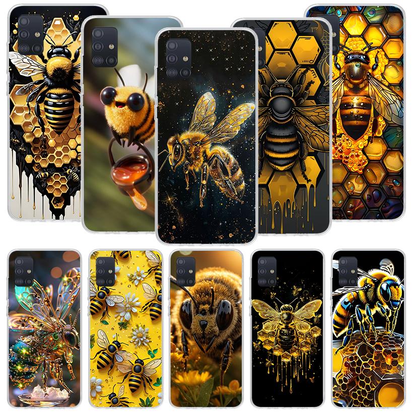 Bee Keeping Honey Animal Phone Case For Samsung Galaxy A52 A32 A22 A12 A02S A50S A30S A51 A31 AA71 Note 20 Ultra 10 S10 Plus Gal