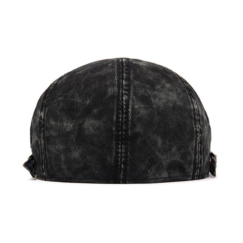 Denim Beret Men's Retro Forward Cap British Newsboy Hat
