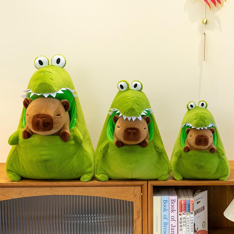 Crocodile Capybara Plush Doll Childrens Animal Cartoon Animation Toy Cotton Pp