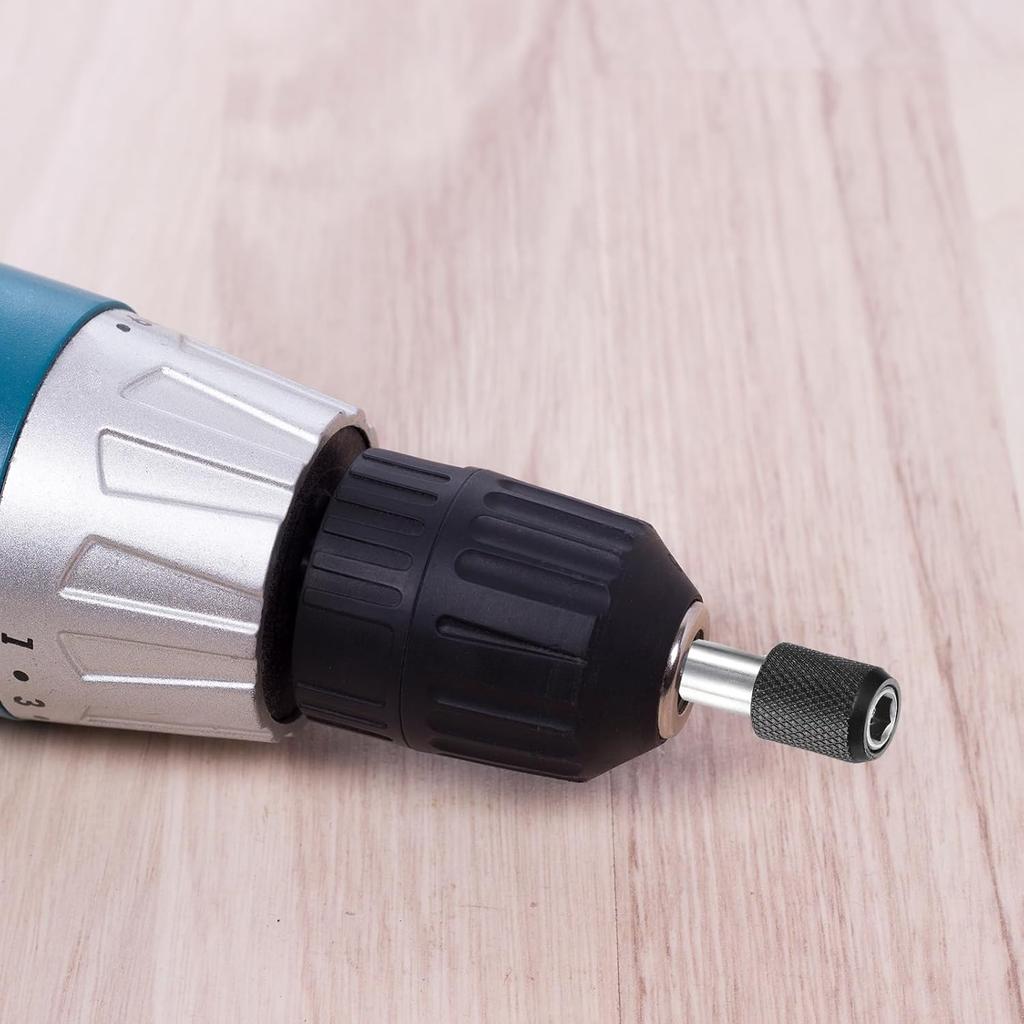 60mm hexagonal quick change rod 6.35mm self-locking screwdriver connect rod power tool accessory magnetic sleeve extension rod