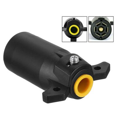 7 Way Round RV Style Trailer Light Plug Connector Replacement End Blade Pin