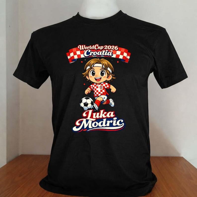 luka modric croatia cartoon shirt S
