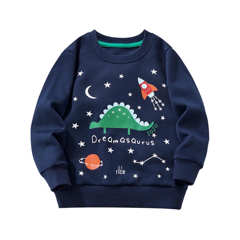

Autumn Kids Luminous Dinosaur Print Long-Sleeve Knitted Sweatshirt 8 Years (140 cm)
