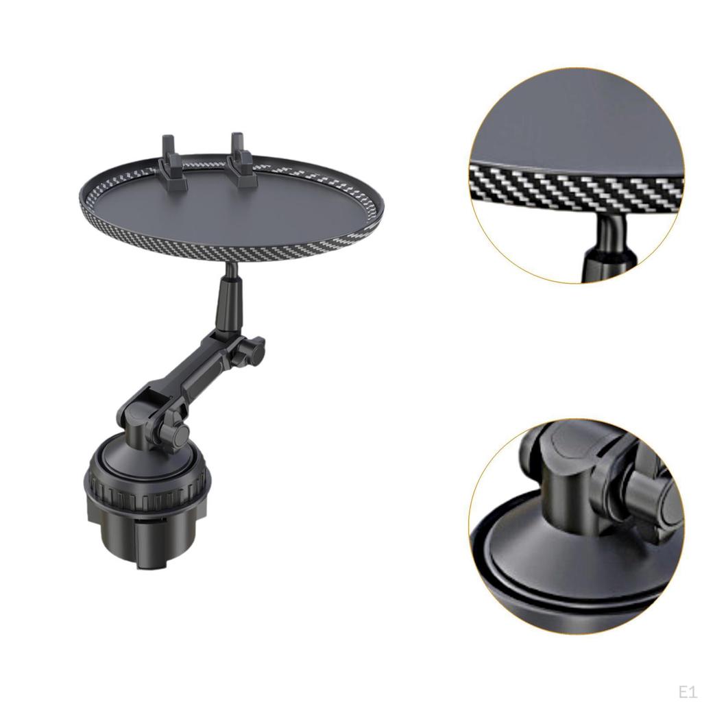 2 in1 Cup Holder Tray Car Interior Organizer Travel Accessories Detachable Food Table for