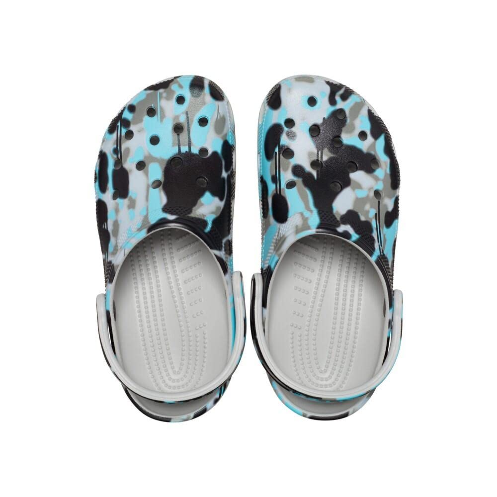 Crocs Atmosphere (1FT) Unisex Classic Spray Camo Clog Sandals, Size 25cm (M7/W9)