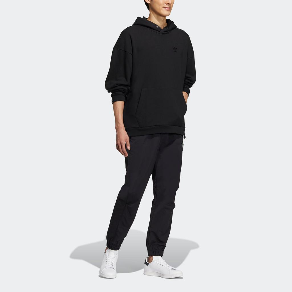 Adidas Originals Essential Hoodie With Trefoil Logo Men Hoodie Black IC8146