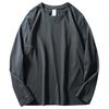 American Oversizet Shirt Long Sleeves Men's Cotton Fashion Brand Export Tail Order Cut Label Export Original Order Menswear Undershirt
