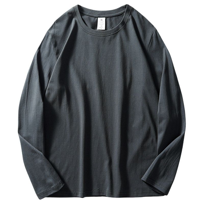 American Oversizet Shirt Long Sleeves Men's Cotton Fashion Brand Export Tail Order Cut Label Export Original Order Menswear Undershirt
