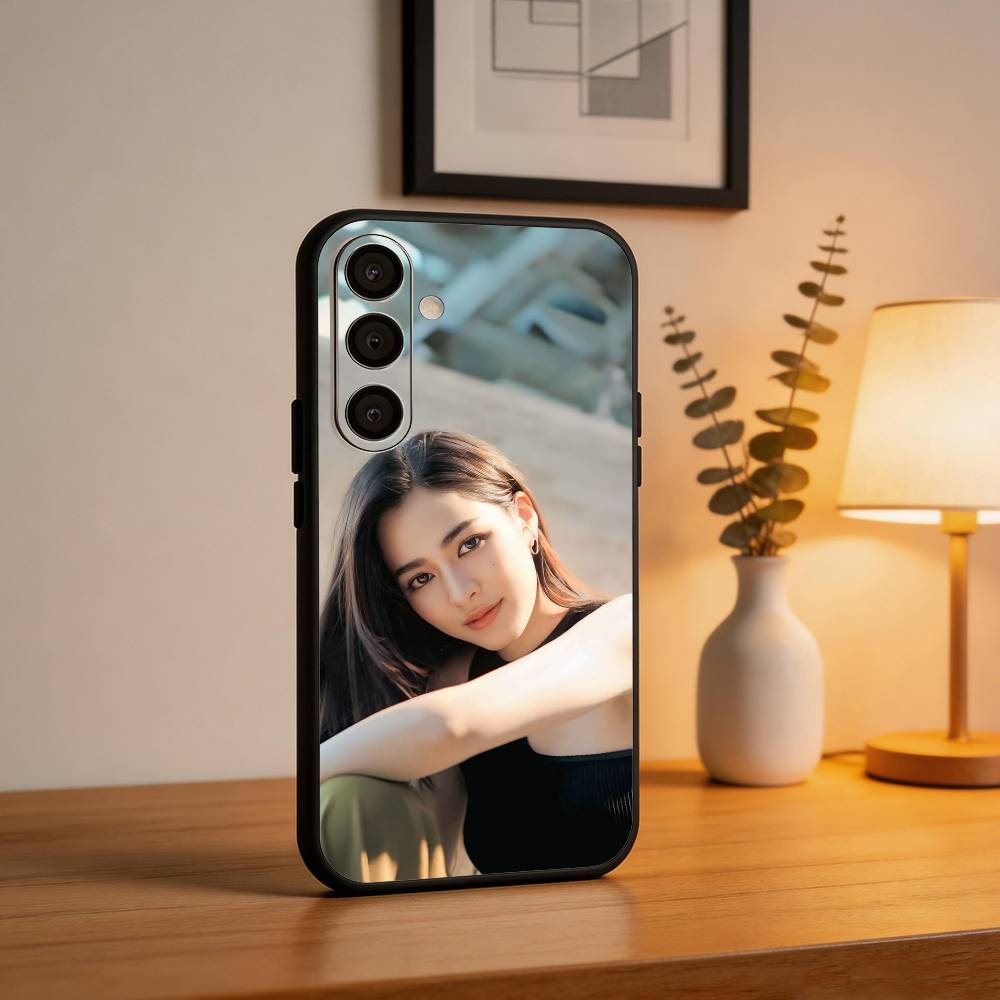 Actress L-Lingling Kwong Phone Case For Samsung A73,72,71,A52,51,40,41,A22,A32,31,A13, Soft Black Shell