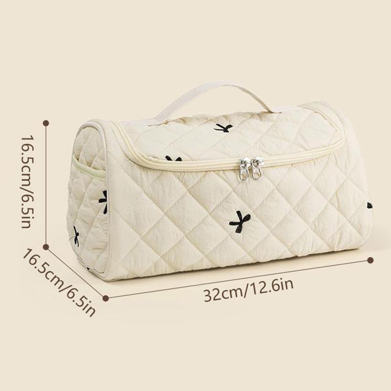 Quilted Travel Case For Dyson Airwrap Cotton Hair Tools Travel Bag Hangable Storage Bags With Hanging Hook