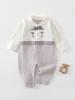 Baby Long-Sleeve Romper: A-Class Pure Cotton, Ideal for Spring, Autumn, and Winter