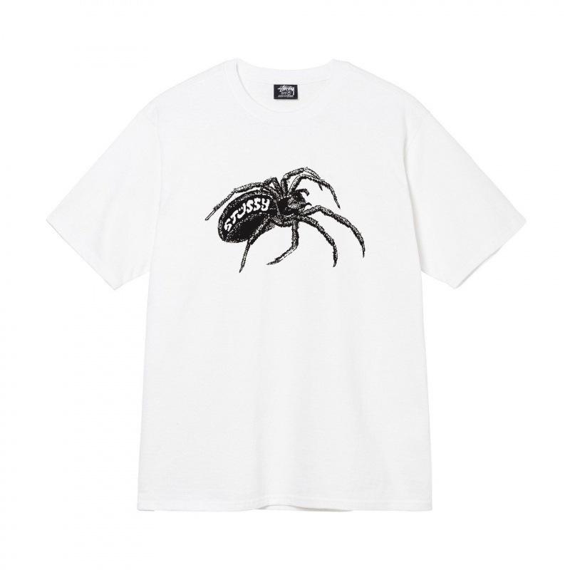 Grenzüberschreitende europäische und amerikanische Trendmarken, eine Vielzahl bedruckter Herren- und Damen-Kurzarm-T-Shirts, 220 Gramm lockere Streetwear-T-Shirts