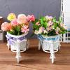 Holiday Offers Tricycle Bike Flower Basket Vase Stand Holder Wedding Parties House Decor