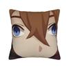 Yae Miko Genshin Impact Printing Pillowcases Cushion Cover  Pillow Covers Y2K Sofa Decor Zipper Multi Size