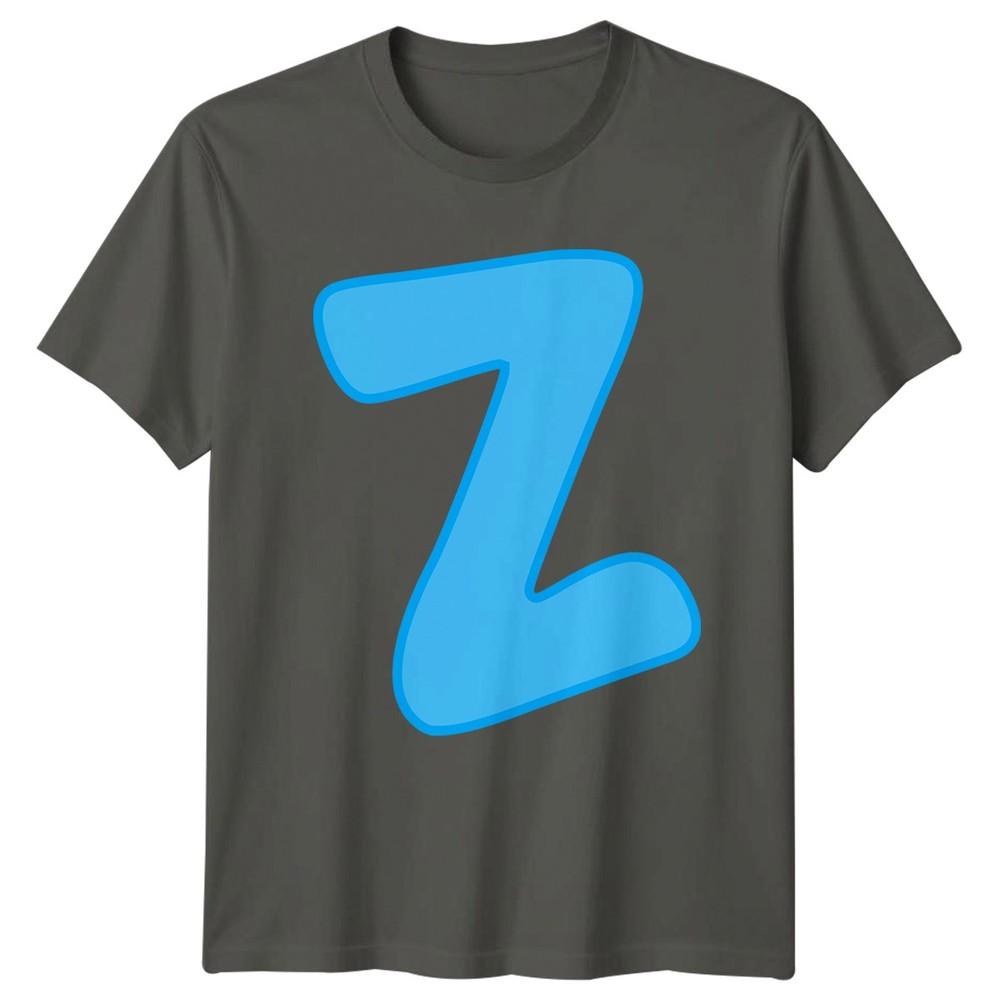 Letter Z Alphabet Initial Unisexs TShirt Unisexs Tee Graphic Unisex Top S