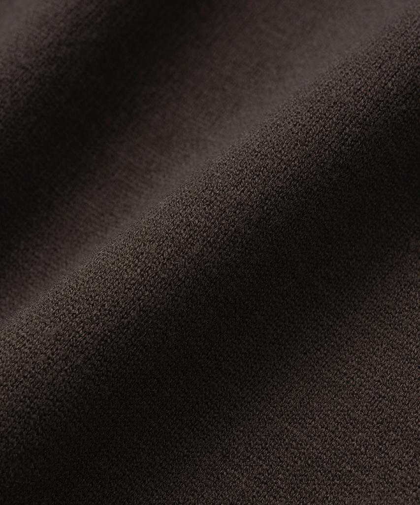 XOX Essential Henley Neck Crop Knit [Brown]