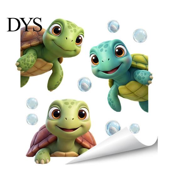 Repositionable Window Sticker under The Sea Mermaid Clings Ocean Animal Whale Turtle Octopus Static Cling Decal Seahorse Anti-Collision Glass
