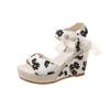 Fashion Fashion Womens Shoes  Clogs Wedge Black Platform Sandals Muffins Shoe High Heels Open Toe Large Size Luxury Espadrilles Thic