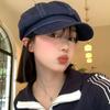 Washed Denim Bucket Hat For Women Retro Wide Brim Fisherman Cap Summer Outdoor Sun Hat